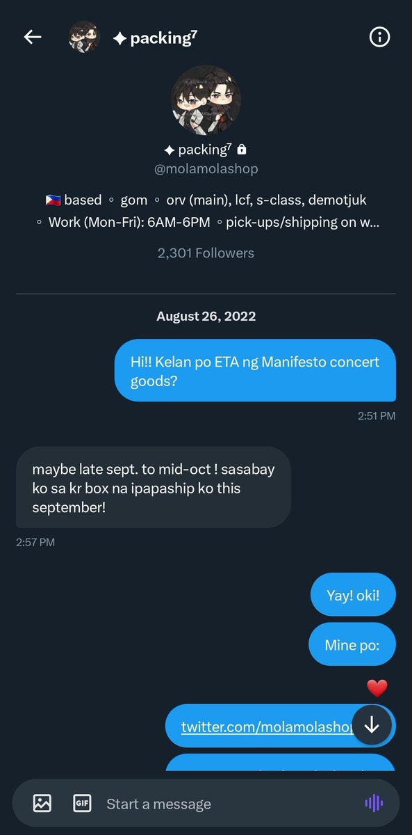 jaywonize's tweet photo. Happy anniv @molamolashop may pagkascammer ka po ba, iresponsable, or both, ms Andrea? 🙂

I know importante yung pinagsshare mo sa facebook, pero meron kang buyers who PAID ON TIME para asikasuhin. Ni hindi ka makareply mapa email, text or DM. Magrefund ka nalang at magsara. https://t.co/w0XKrXaWMS