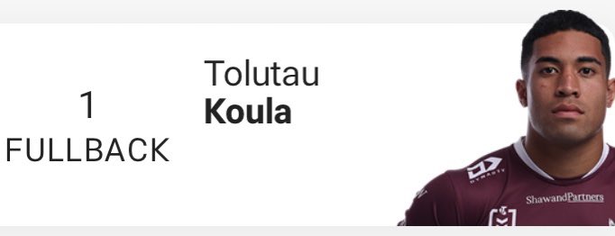 TheNRLRewind's tweet photo. Didn’t think my SuperCoach Draft GF would come down to this, but here we go #NRL #NRLSuperCoach #KoulaHatty https://t.co/qiXp5vxQWG