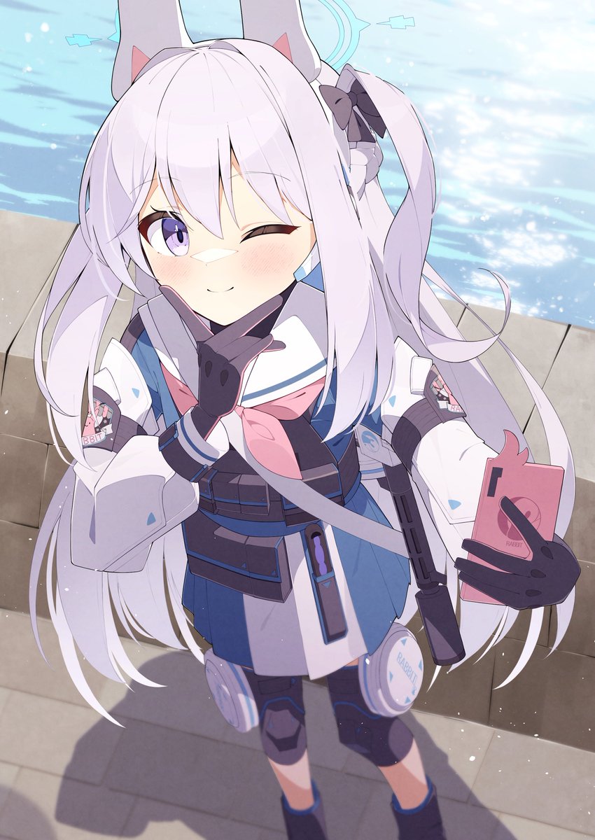 ブルアカ「自撮りミヤコのイラストです#ブルアカ 」|あっぷるぱいの