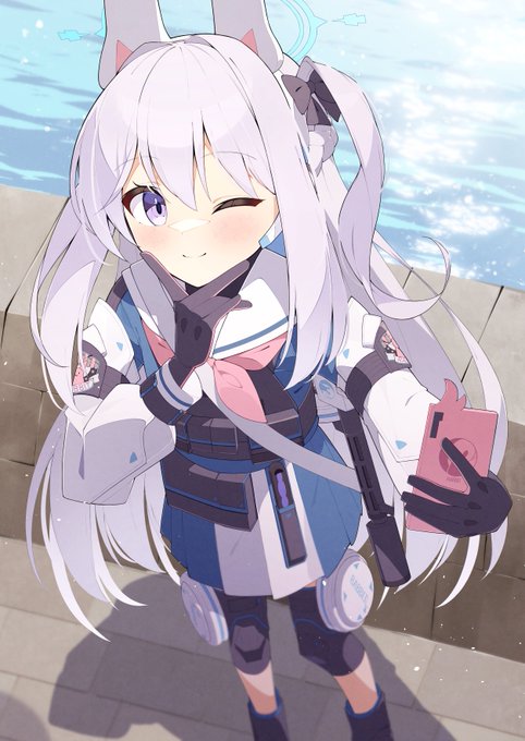 自撮りミヤコのイラストです#ブルアカ 