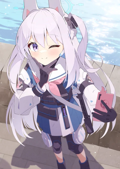 自撮りミヤコのイラストです#ブルアカ 
