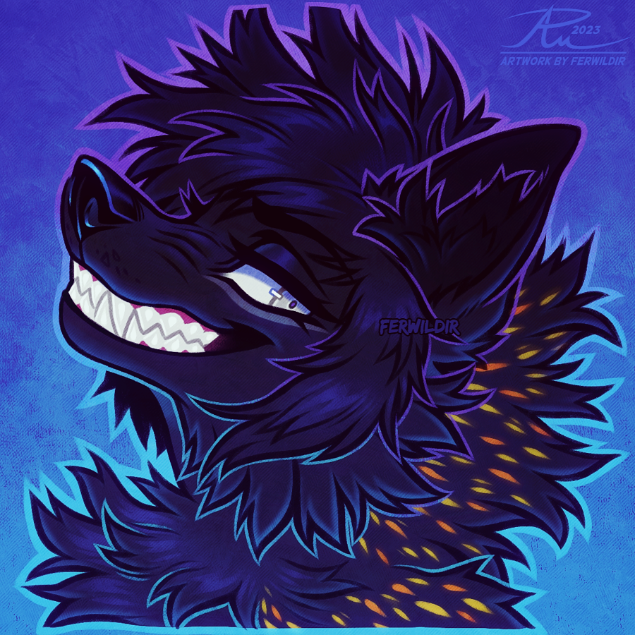 Ferwildir's tweet photo. Detailed Headshot Commission for momentomori_kitsune @ IG! https://t.co/XZwWmX39DV