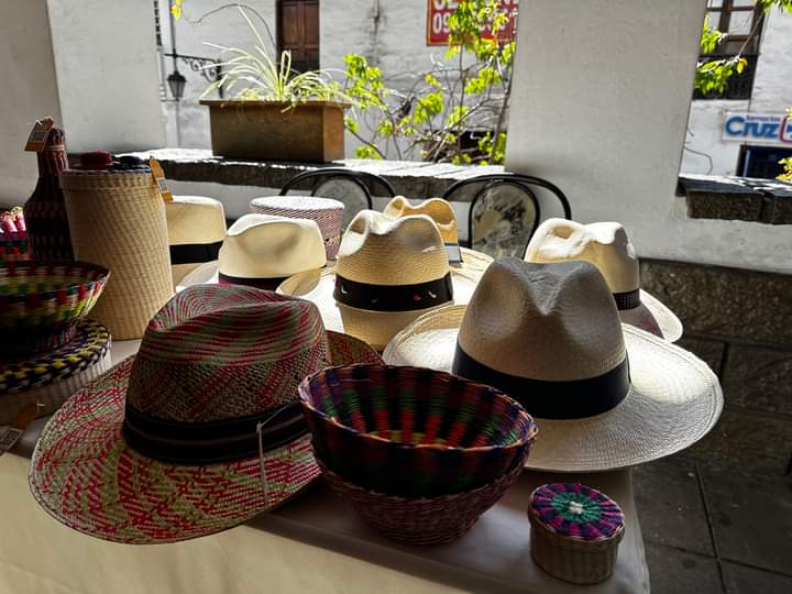 INPCEcuador's tweet image. 🔴Asociaciones de tejedoras azuayas: 
👒Asociación de Toquilleras María Auxiliadora. 

👒Tesya Sigsig Asociación de Tejedoras:
👒Asociacion Artesanal de Turismo Solidario Bacpancel.
#gobernacionazuay
#INPC 
#Cidap 
#MuseoPumapungo