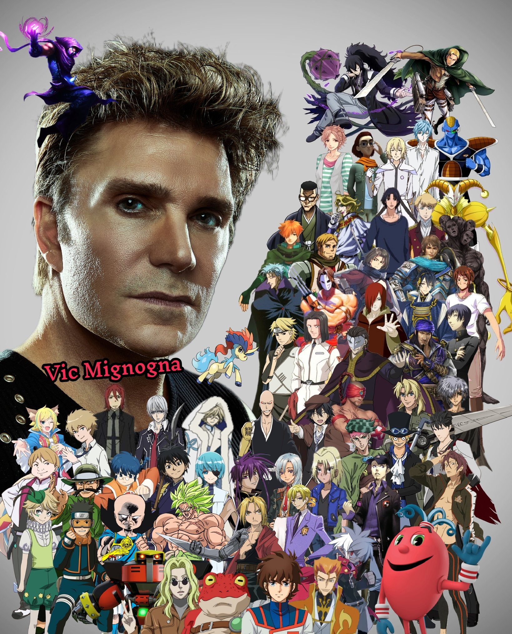 vic mignogna anime characters