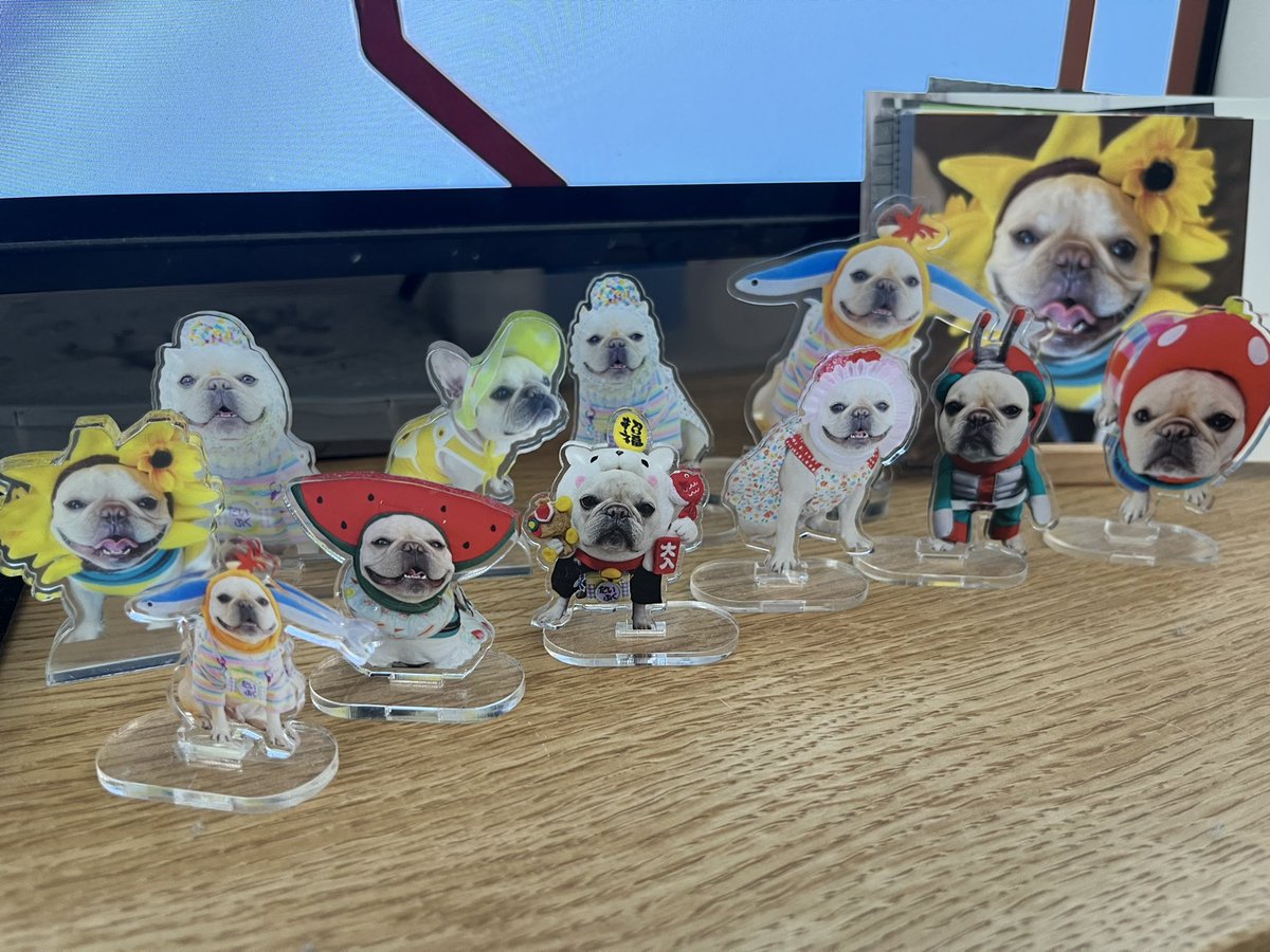 DaifukuNara's tweet image. 推し活にハマってアクリーｻﾝで作ったアクスタあるのにまた大福アクスタ作ってしまう私😅😅😅
親バカまっしぐら💓
大福の推し活楽しむ私😆

#Frenc #frenchbulldog 
#アクリー　#アクリーアクリルスタンド　#推し活
#大福　#奈良　#推し活グッズ