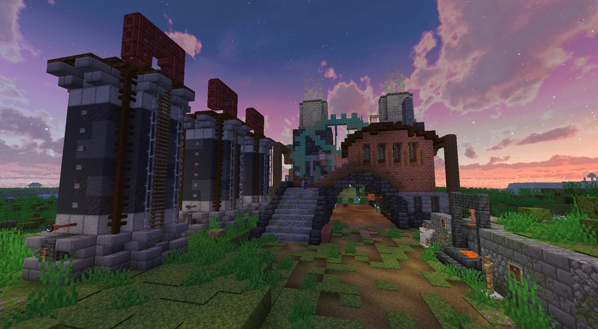 thatGLENNpm's tweet photo. @thatGLENNpm my functional factory built around @IanXO4 instant iron farm x4. https://t.co/gZshgLNlUa