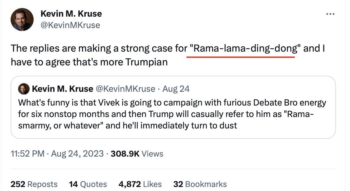 HinduHate's tweet photo. An Ivy League professor making fun of Vivek Ramaswamy's name. Plays victim when his hatred and bigotry gets called out. Do you really want to send your children to study under people who have no respect for your name let alone religion? https://t.co/oMO3yrRcMf