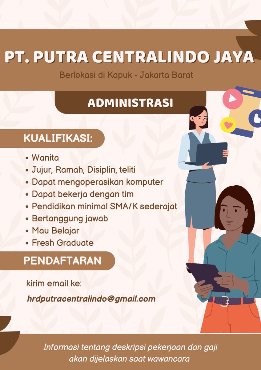 dianurindahs's tweet image. Hi, aku ada loker nih. Yang mau lamar, silahkan langsung email aja ya

Terima kasih

#loker #lamarankerja
