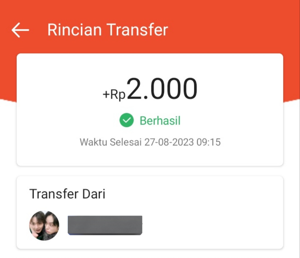 hellosheli's tweet photo. Terima kasih kak @izhraaa_ udah masuk saldonya, semoga rejekinya tambah lancar 🥰 #izhraaa https://t.co/wHeh0NKdEw