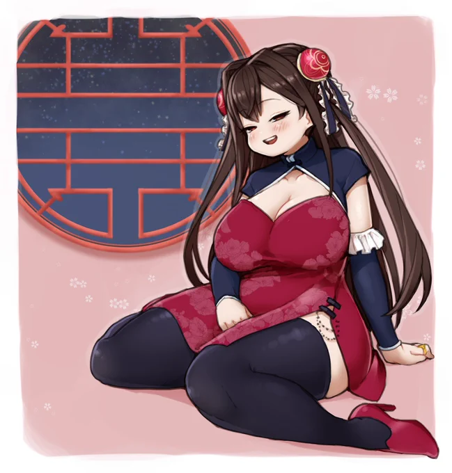 依頼絵納品しました!「妖美華夜(ようびかよ)と申します!!!!SNSやYoutubeで使うイラストを依頼させていただきたいです!!!!構図等はおまかせします!!!!」とのことでしたので描きました! 