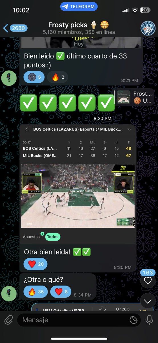 ⭐️ Sabadito de pegarle al casino día y noche 🌙

GRATIS TOTALMENTE, el único apostador de eSports en todo Latinoamérica 🔥 

T.me/fr0stxr

ÚNETE YAYAYA 👆