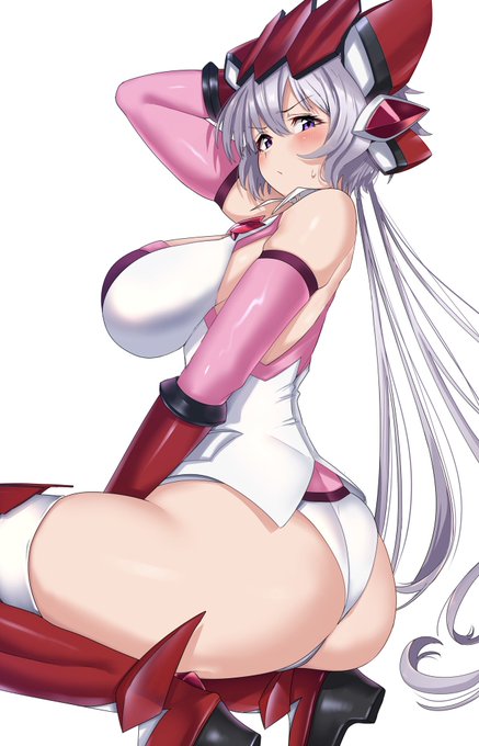 デカケツの雪音クリスちゃんとシロナさんすき。ぺちぺち叩きたい 