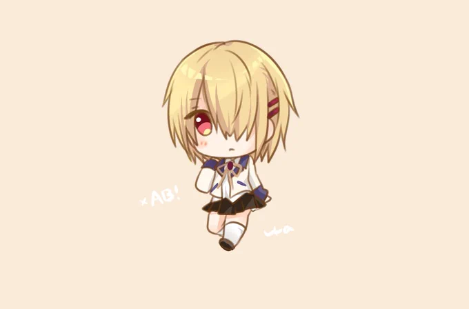 お題箱からkeyキャラの別衣装来たヘブバンキャラだったので、コラボしてたAB!で月歌