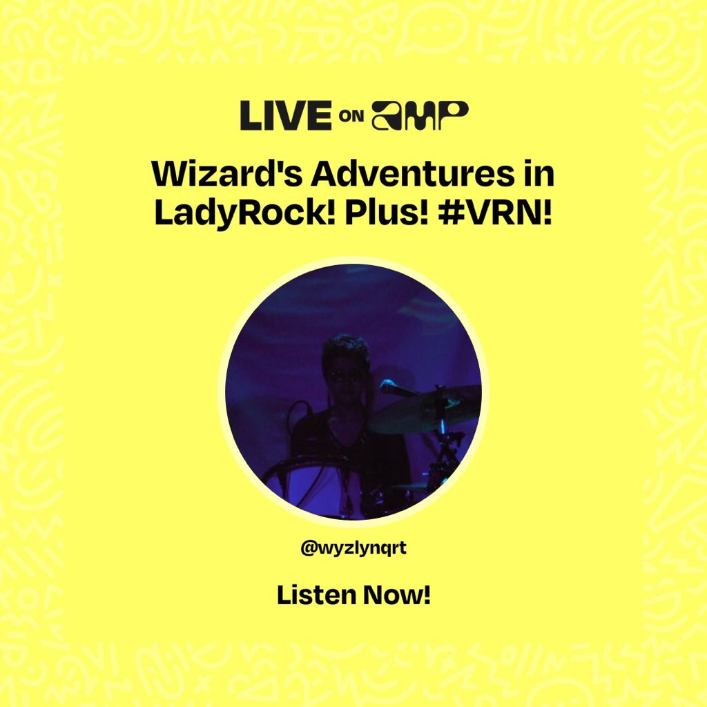 Joel66Smith's tweet photo. @WizrdRoz is live on Amp!
https://t.co/vanpVT1Inx https://t.co/ZQZWBrs2Ih