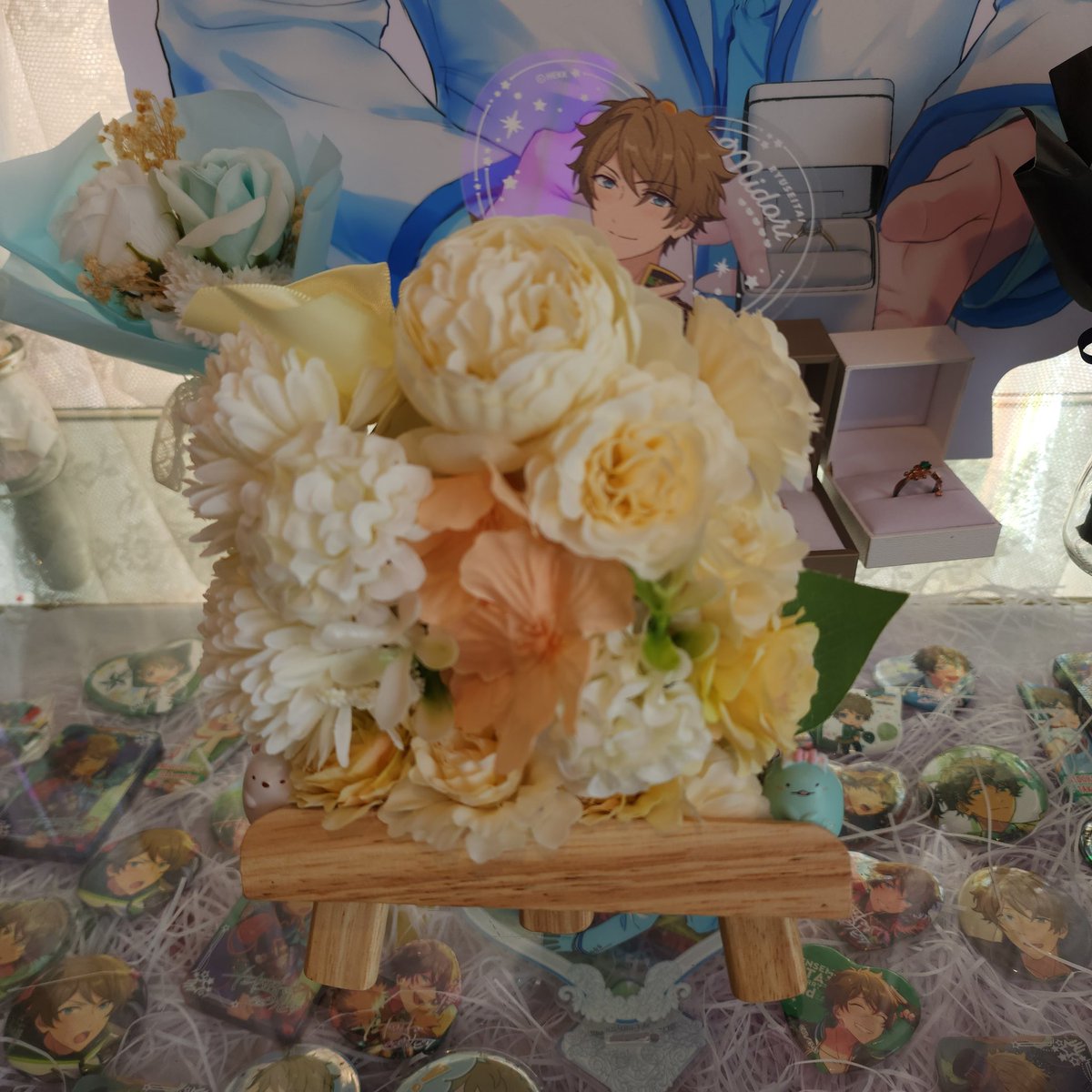 🥕치아키 생일 의상전시회(@chiaki2023) 에서 예쁜 꽃이젤을 보내주셨습니다! 감사합니다!

💚 귀여운 캐릭터까지 붙어 있어...🎶
감사합니다...