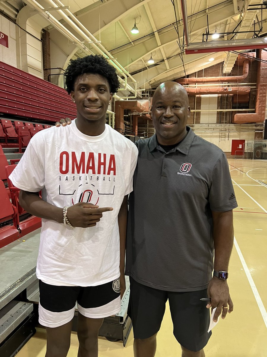 I had a great time at the @OmahaMBB Elite camp today, and after a great conversation with @CoachCrutchUNO I was blessed to receive an offer from the University of Nebraska Omaha.