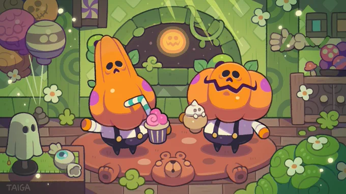 It is still summer, but I am thinking of Halloween.... (My Halloween illustrations from the past)