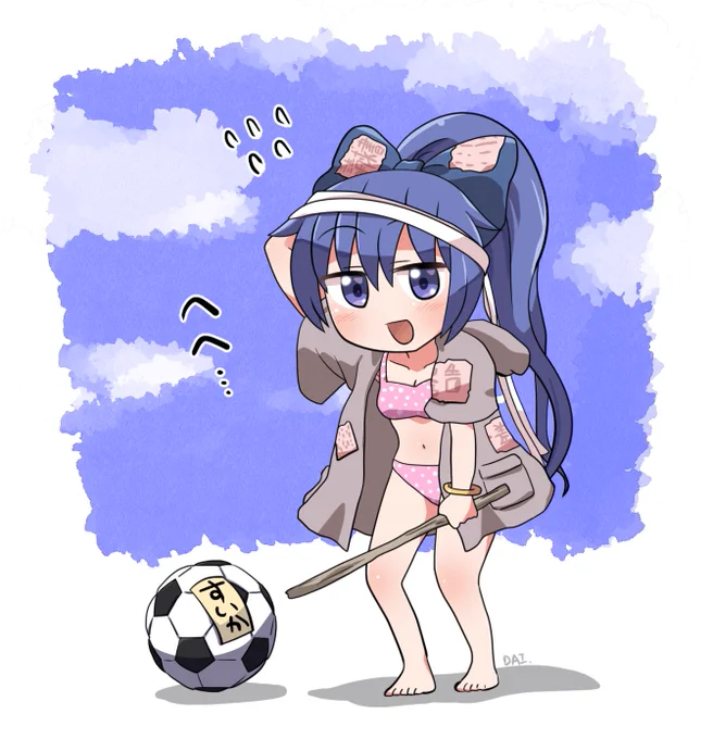 スイカ割りごっこするおねえちゃん #おは東方 