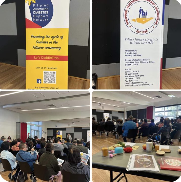 Filipino community forum on Diabetes today in Mount Druitt. Great initiative by the Filipino Australian Diabetes Support Network!
