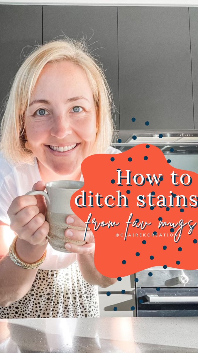Sick of stained mugs? Wet, rub stain with salt, rinse and you’re done!