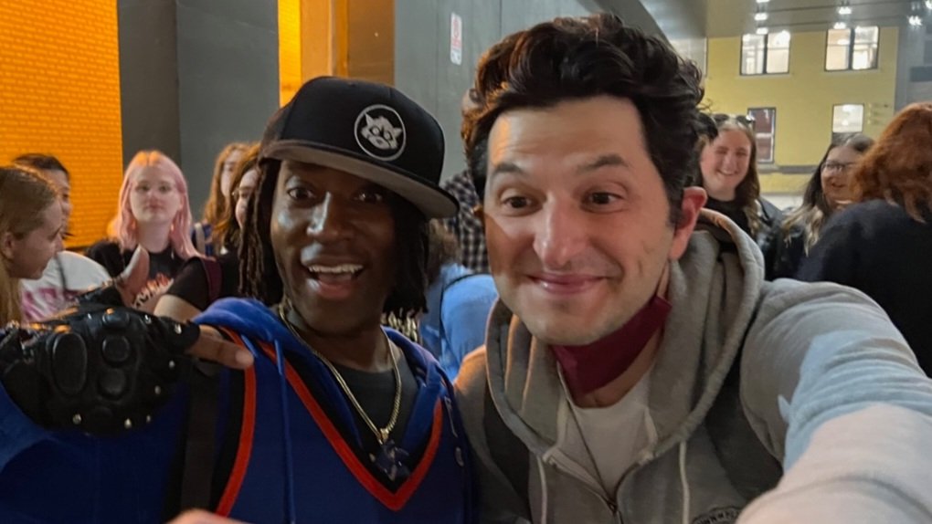 DevenOClock's tweet photo. .@rejectedjokes is a remarkable talent and even better person. Thank so much for all of your kindness. 💙 https://t.co/0MIx7ki5qr