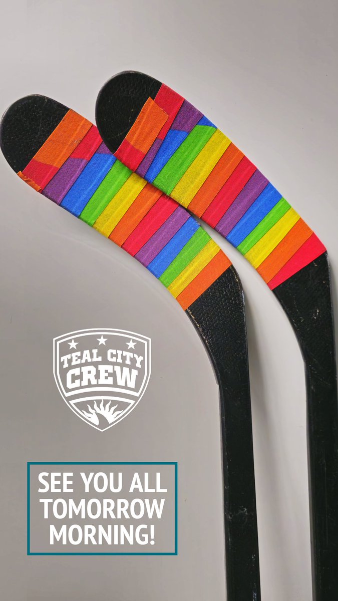 See you tomorrow morning in Downtown San Jose, #SharksTerritory! 

#SiliconValleyPride 
#HellaPride