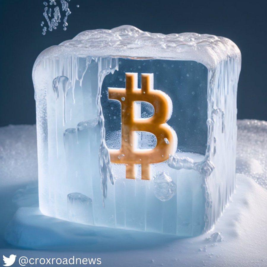 #Bitcoin  cold storage is your safest option 🥶