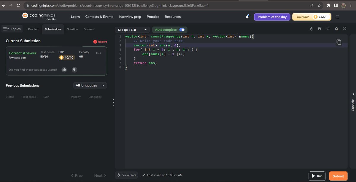 umangkumarumk's tweet photo. DAY 15 challenge Completed, #NinjaSlayground,  #CodingNinjasStudio .
@CodingNinjasOff

@drinkslaycoffee https://t.co/RMdKZg9wXK