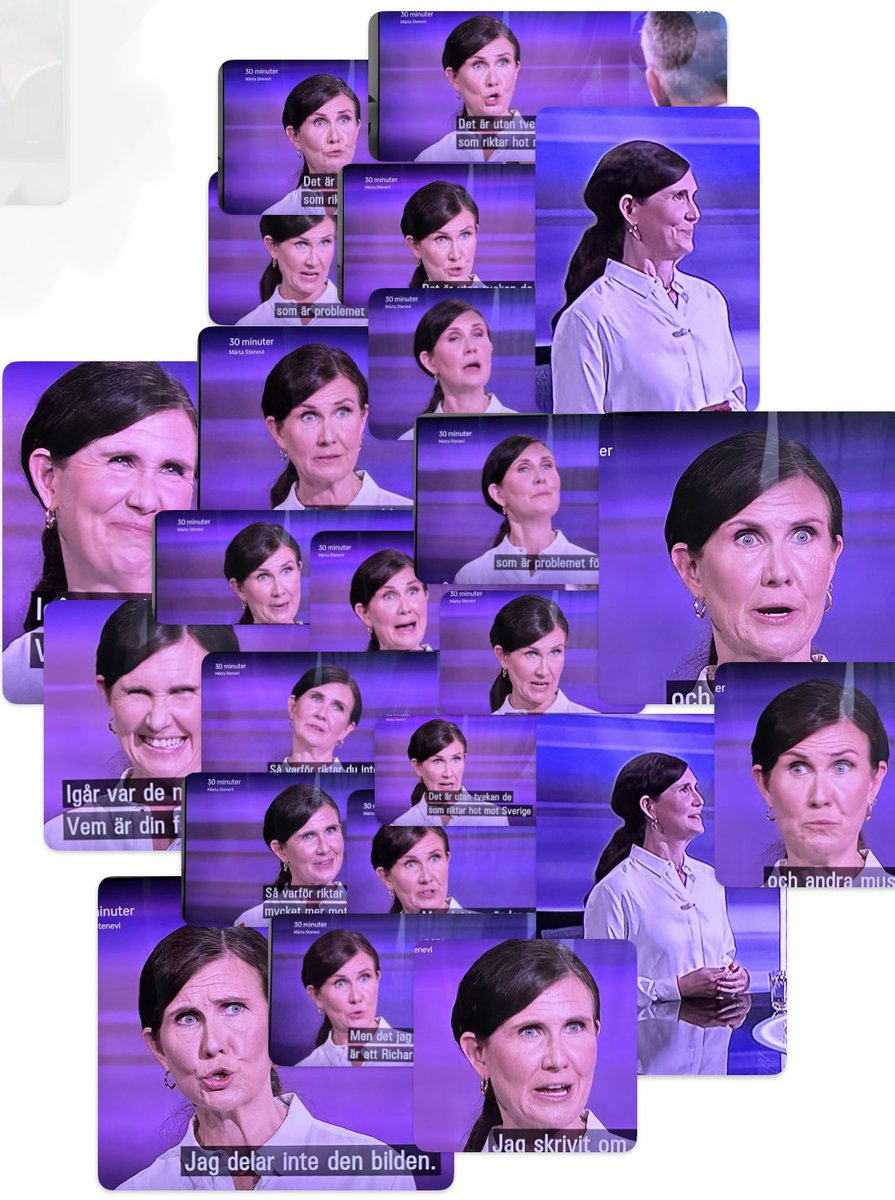 SusannMarkow's tweet photo. @tejler @miafalksweden Menar du typ de här och 100 miner till… minst❗️❗️❗️😵‍💫😩🙄😬🫢🥳🥸😏🤥🫠🤷🏻‍♀️⁉️ #svpol #svt #intervju #stenevi #mp https://t.co/vPVkamPzP7