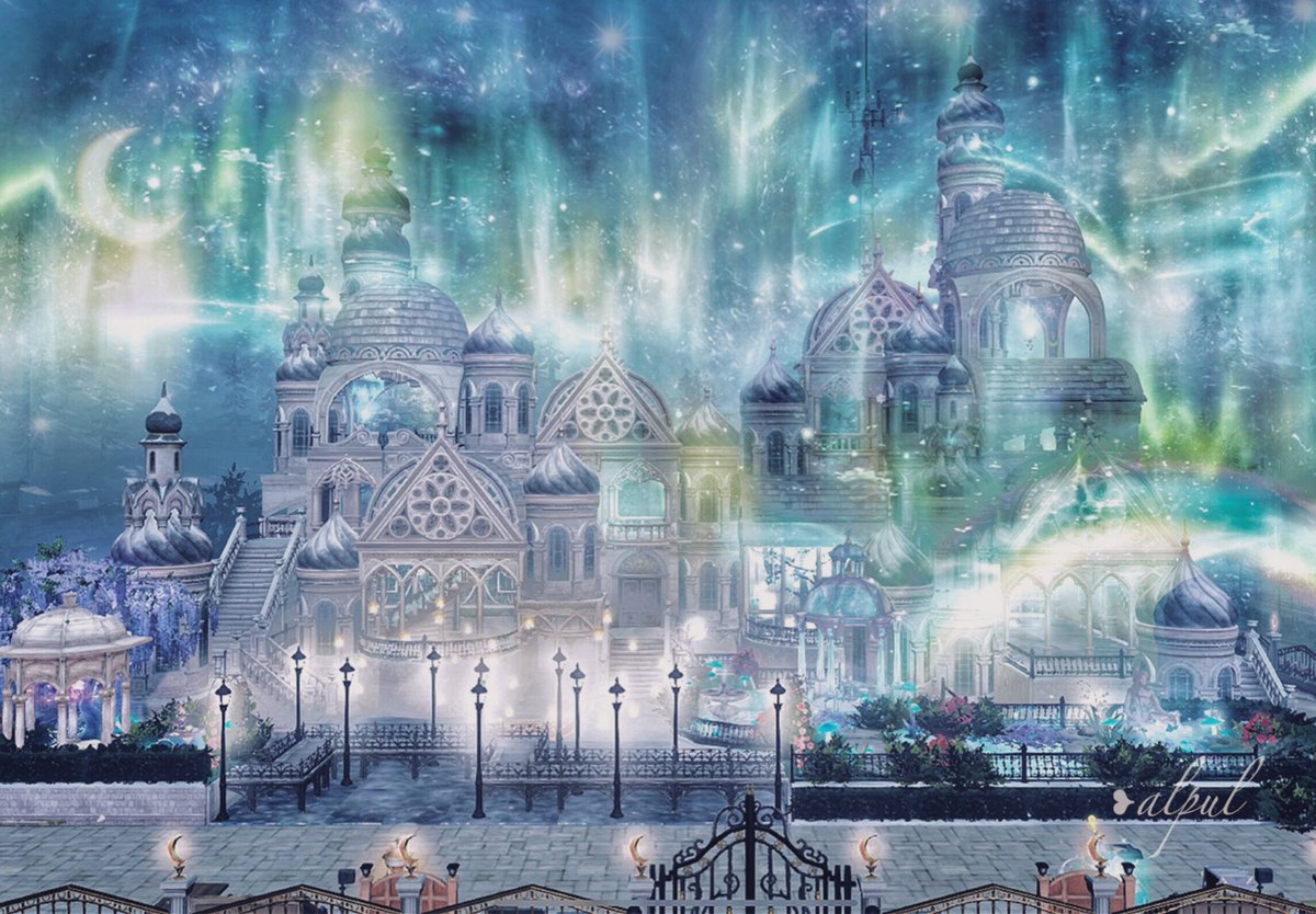 puru_Ma's tweet photo. 新しいテーマプランの
氷河の夢テーマプランで街並み建築してみました🌙*.｡

2つで1つの尖塔なのですが、壁のような判定という不思議な建材だったので楽しめました(,,>  <,,)

よかったら参考にしてみてください＞ ̫＜♡
家具配置は徐々に……しませn😅💦

#ライフアフター建築 https://t.co/KC3nJKJXp7