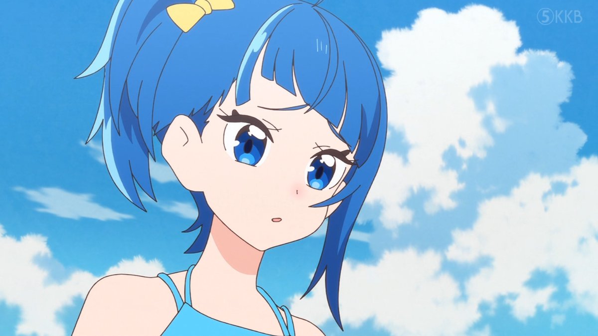 特訓をやめて 海を満喫するソラちゃんたち 微笑ましいです