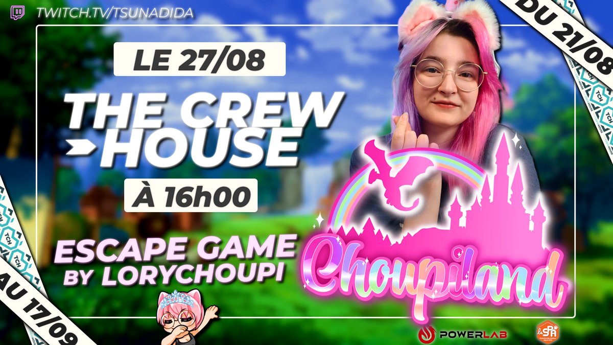 OMG ça va être si choupi 🥰 RDV vers 15h pour un escape game préparé pour la #TCH23 et ses habitants par <a href="/lorychoupi/">LoryLitFantasy</a> 💙