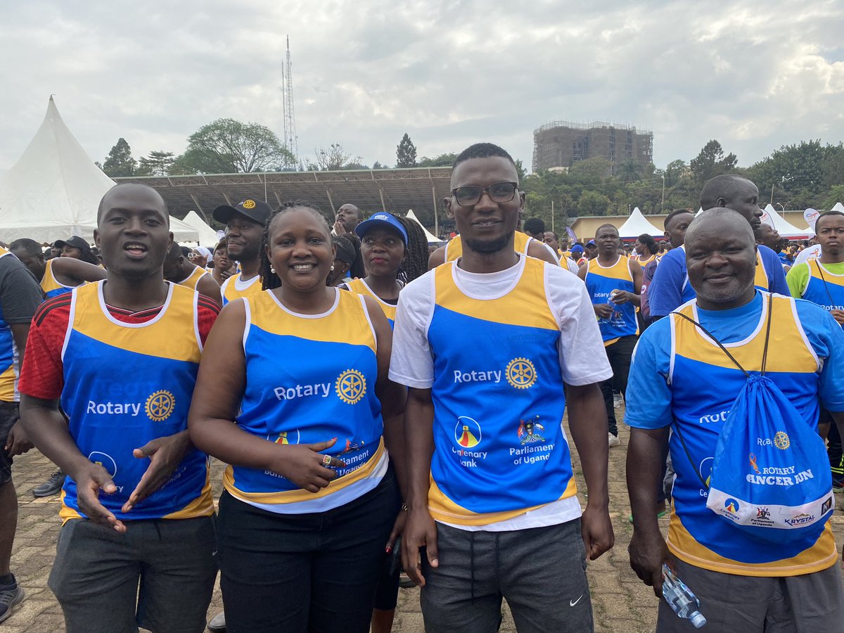 RotariansSACCO's tweet photo. At the helm of service, health, we joined Rotary in their Rotary Cancer program at Kololo ceremonial grounds for #RotaryCancerRun2023.                                   Our beloved Chairman, CEO and support at the SACCO run for Hope to

#YourRotarySACCO | #RotarySaccoCares https://t.co/1YYxX3v0Aj