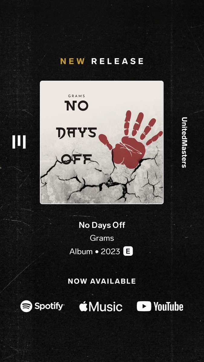 TheRealGrams's tweet photo. OUT NOW
LINK IN BIO
#boombap
#goldenera
#undergroundhiphop
#bars
#lyrics
#beats
#beatsforsale
#chopsamples
#nodaysoff https://t.co/aEnQZKevu5