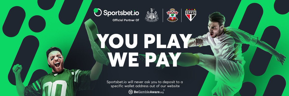 🏆Dünyanın İLK #bitcoin OYUN PLATFORMU, Newcastle Sponsoru ⬜️ Southampton Forma Sponsoru 👕 Sao Paulo Forma Sponsoru 👕 😎TR’den erişim sağlayabileceğiniz “EN BÜYÜK FİRMAYLA TANIŞIN! 🟢Sportsbet! Sportsbet; bit.ly/sbetio Detaylar ▶️ t.me/Sportbetio_bot