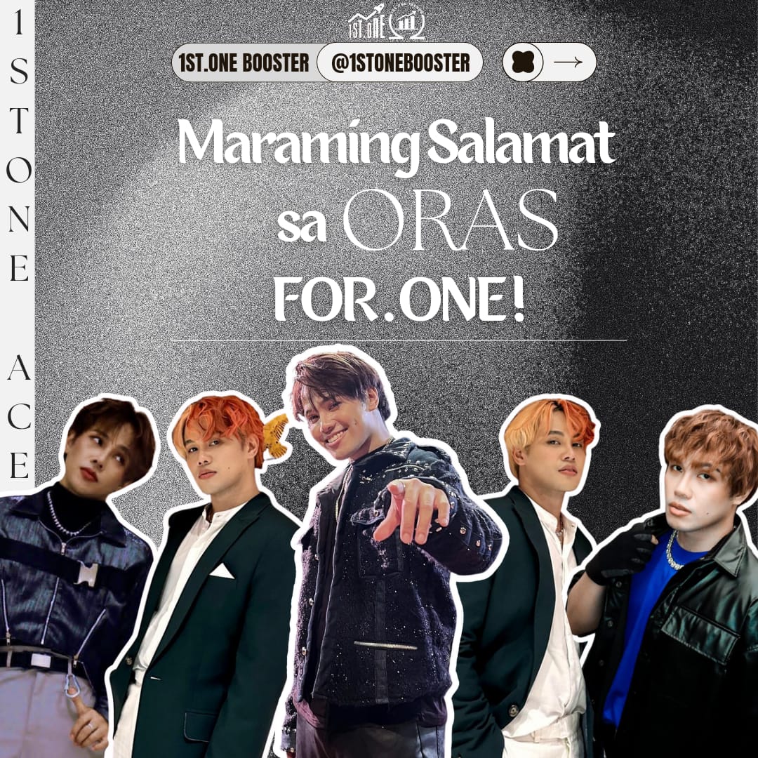 1stOneBooster's tweet photo. [🚀]
08272023 | TWITTER PARTY!

Maraming salamat sa ORAS! Bukas ulit FOR. ONE.

Always remember the 4Rs!
RETWEET, RE-QUOTE, REPLY and REPEAT.

1STONE ACE APPRECIATION DAY
@1stoneOfficial #1stOne #1stOne_ORAS #ORASniACE https://t.co/BUZz9Pss0Z