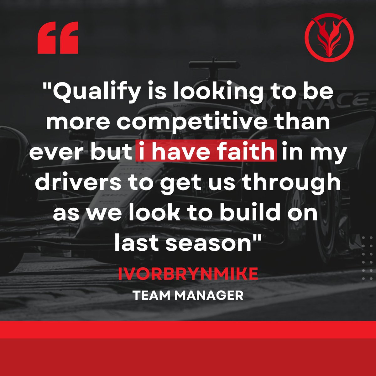 We caught up with @RDR_F1 Team Manager @IvorBrynMike to get his thoughts on the Upcoming Qualifying for Season 5️⃣ @nextlvlracing @TeamRisingLions #Esports #EML #F123
