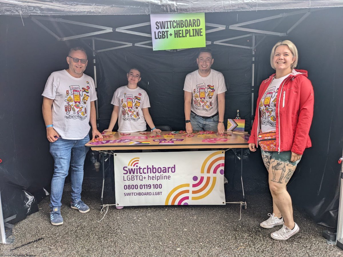 At Manchester pride with the wonderful switchboard crew