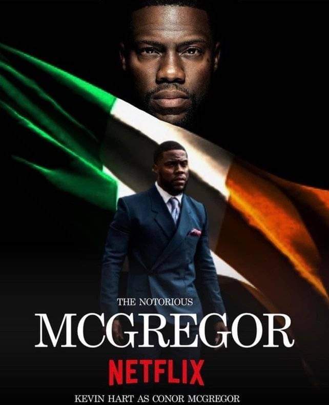 CelebsAfterSun's tweet photo. The notorious McGregor by Netflix
Kevin Hart as Connor McGregor
#mcgregor #netflix #connor #kevinhart #kevin #hart #connormcgregor https://t.co/OSLxkoyNr5