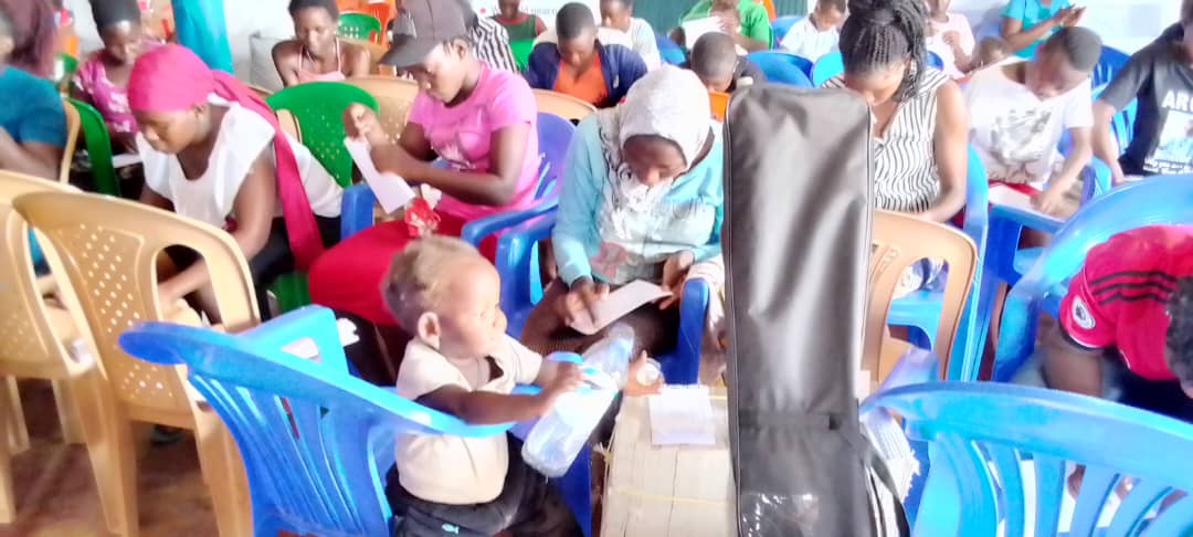 Bridging Literacy and Livelihoods through Book Making and Paper Bags 
First day of our project  in Namuwongo
#createhope