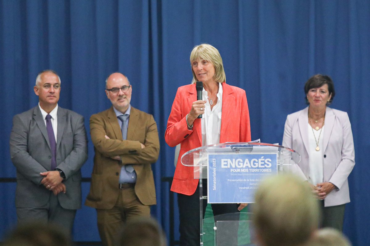 valerieletard's tweet photo. #Senatoriales Fière et heureuse de passer le témoin à cette belle équipe, conduite par Guislain Cambier et Anne Voituriez, qui rassemble des élus engagés, compétents, expérimentés, pour porter cette ambition de défendre au #Senat les territoires. Je préside le comité de soutien. https://t.co/HzaYMpDX9Z