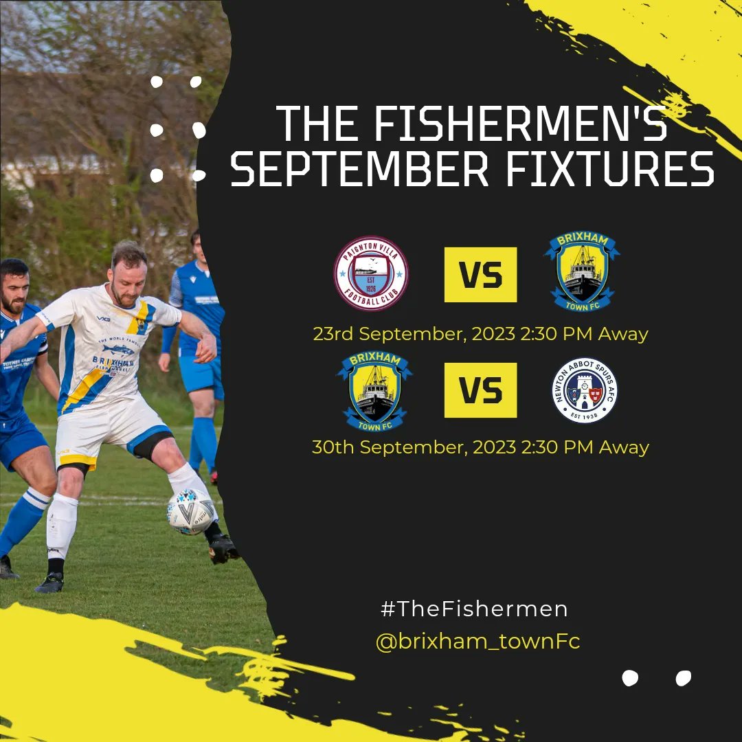 THE SEASON IS UPON US!!! 

#upthetown #fixtures #thefishermen 🐟💛⚽