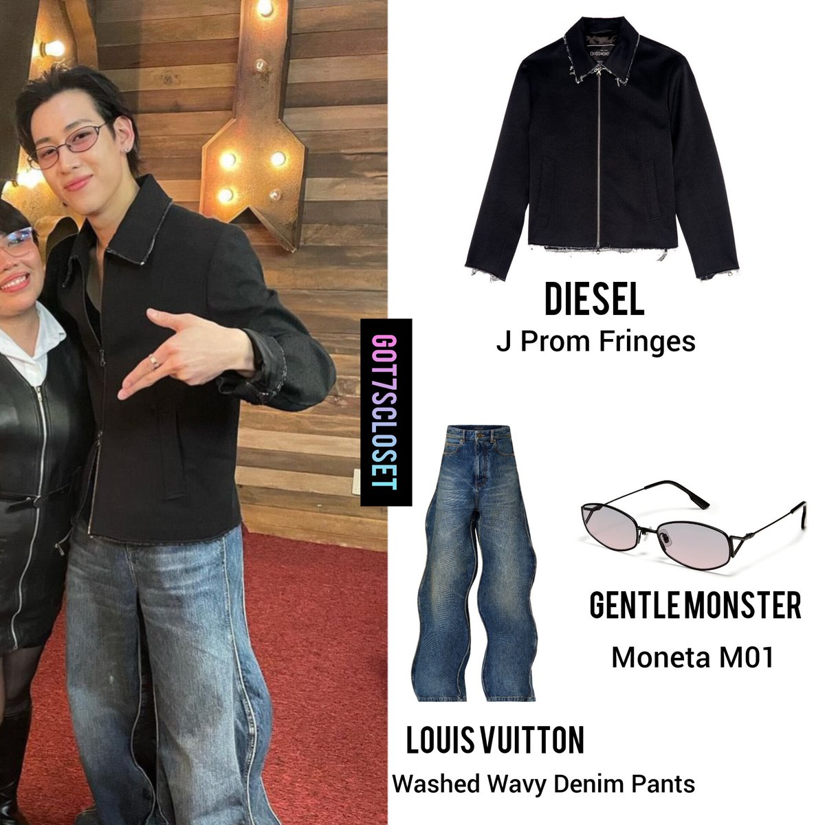 GOT7's fashion (fan account) on X: [220921] Bambam - Elle Men Thailand LOUIS  VUITTON • Destroyed Workwear Denim Jacket - $4,850 USD. • Destroyed  Carpenter Bell Bottom Denim - $4,000 USD. •