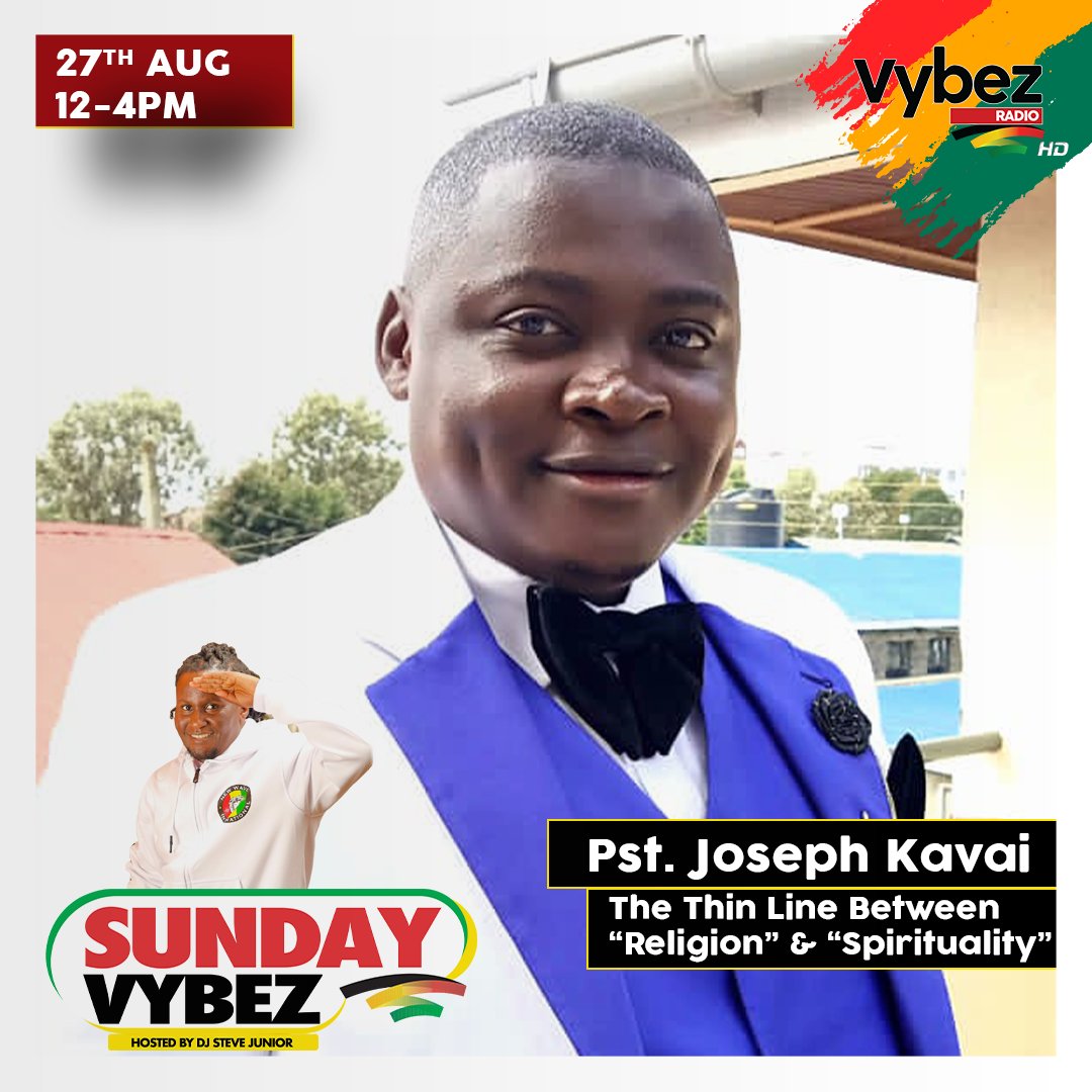 SUNDAY VYBEZ EXCLUSIVE: The Thin Line Between Religion & Spirituality Pastor @JosephKavai Inna di yard with @djsteve_junior #SundayVybez