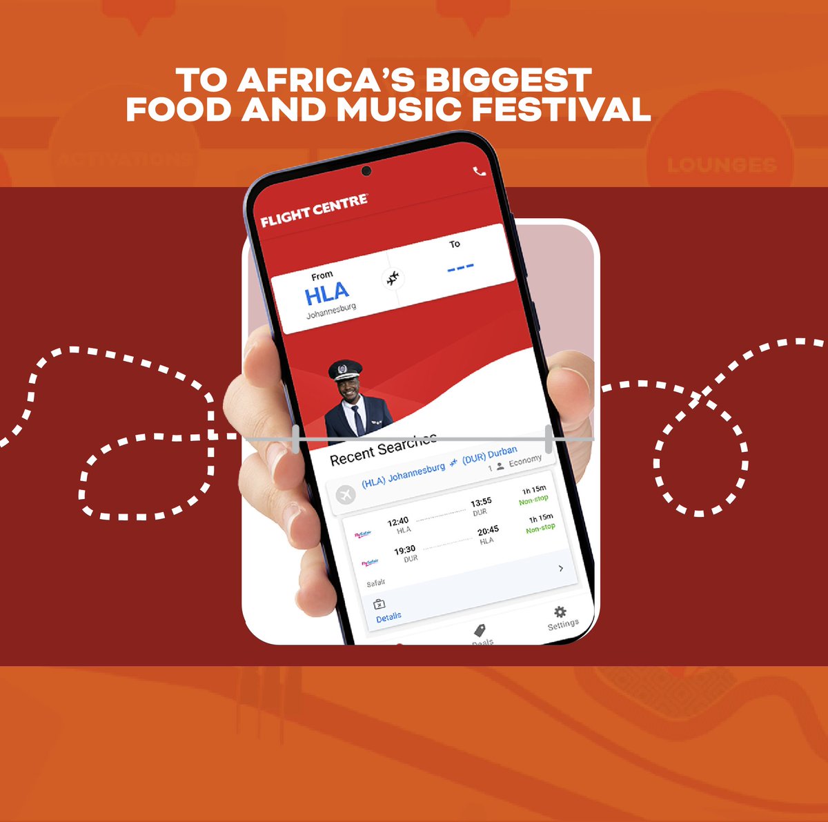 Get ready for an EPIC Heritage weekend! We're touching down for the @DStv Delicious Festival Powered by LottoStar. Excitement is about to reach soaring heights so 'Book Your Way' to visit the city of gold through @FlightCentreRSA.