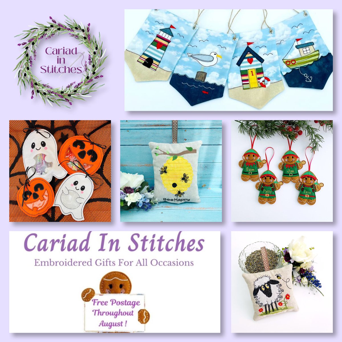 A lovely variety of gifts from @cariadinstitch1 #tbchboosters #giftidea #letterboxgifts