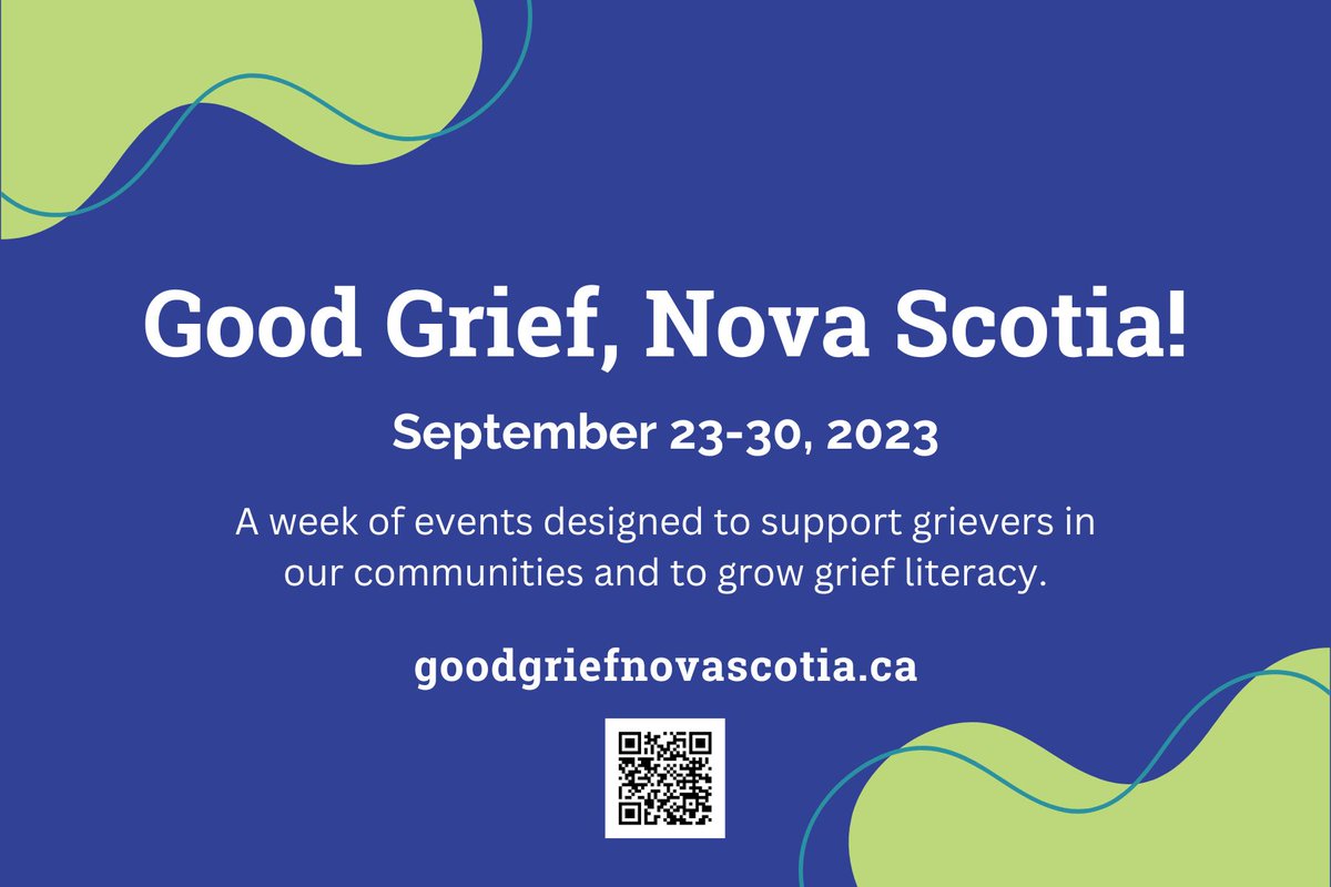 Counting down the days to #GoodGriefNovaScotia! Have you signed up yet? @SusanCadell