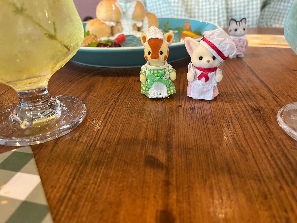 honee_bones's tweet photo. シルバニアカフェ行ってきました！
全てが可愛いすぎた❣️ https://t.co/L2BItKI0xO