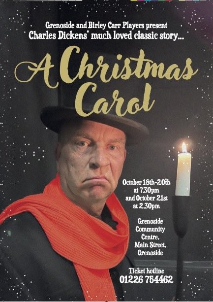 HighfieldPR's tweet photo. I’ll be talking about Charles Dickens’ #AChristmasCarol on @BBCSheffield today at 1.15 - and hopefully tempting some of you to book tickets to the @GandBCP production of a story that is as timely today as it ever was! https://t.co/TjuTtVo0SB