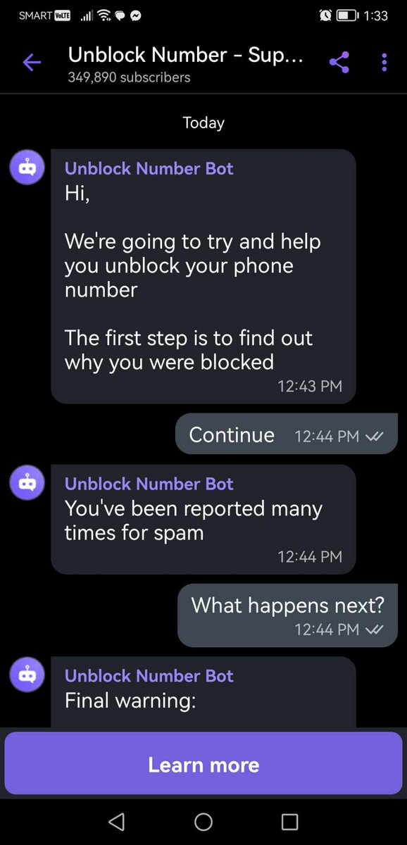 WholePetKitchen's tweet photo. @ViberHelp not sure why we were reported as spam when the clients tell us to send information thru viber. Please fix this! https://t.co/t0OHs62ejO